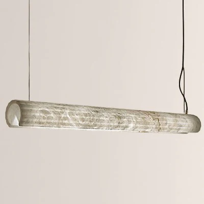 Alabaster Roll Chandelier