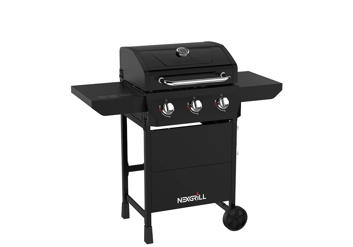 Nexgrill 3 Burner Liquid Propane Gas Grill in Black