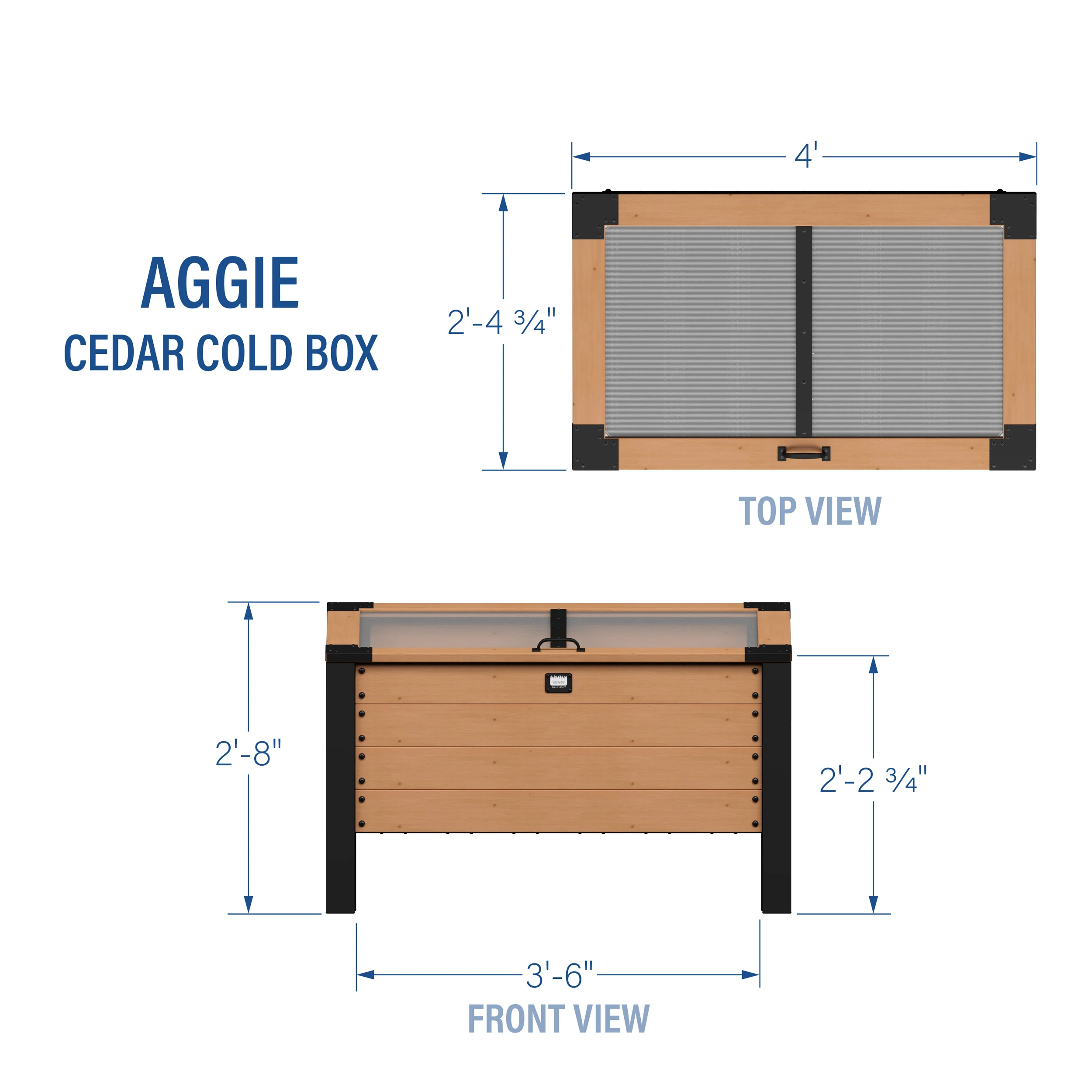 Aggie Cold Frame Box