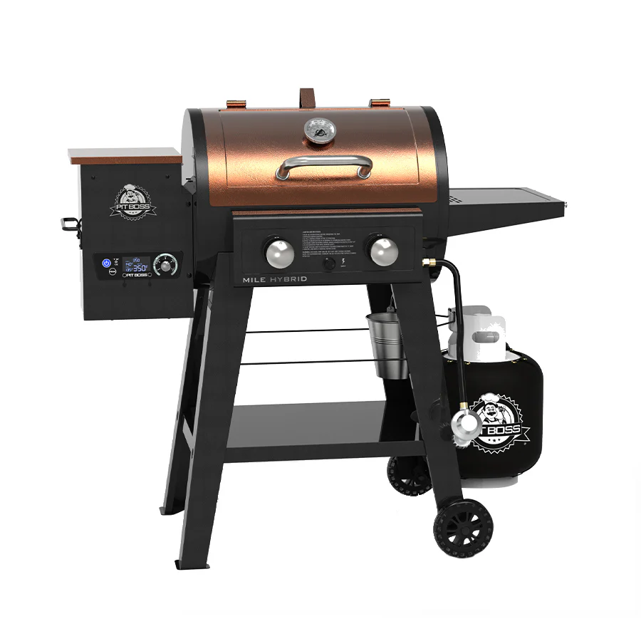 Mile Hybrid Wood Pellet/Gas Combo Grill - PB600HY