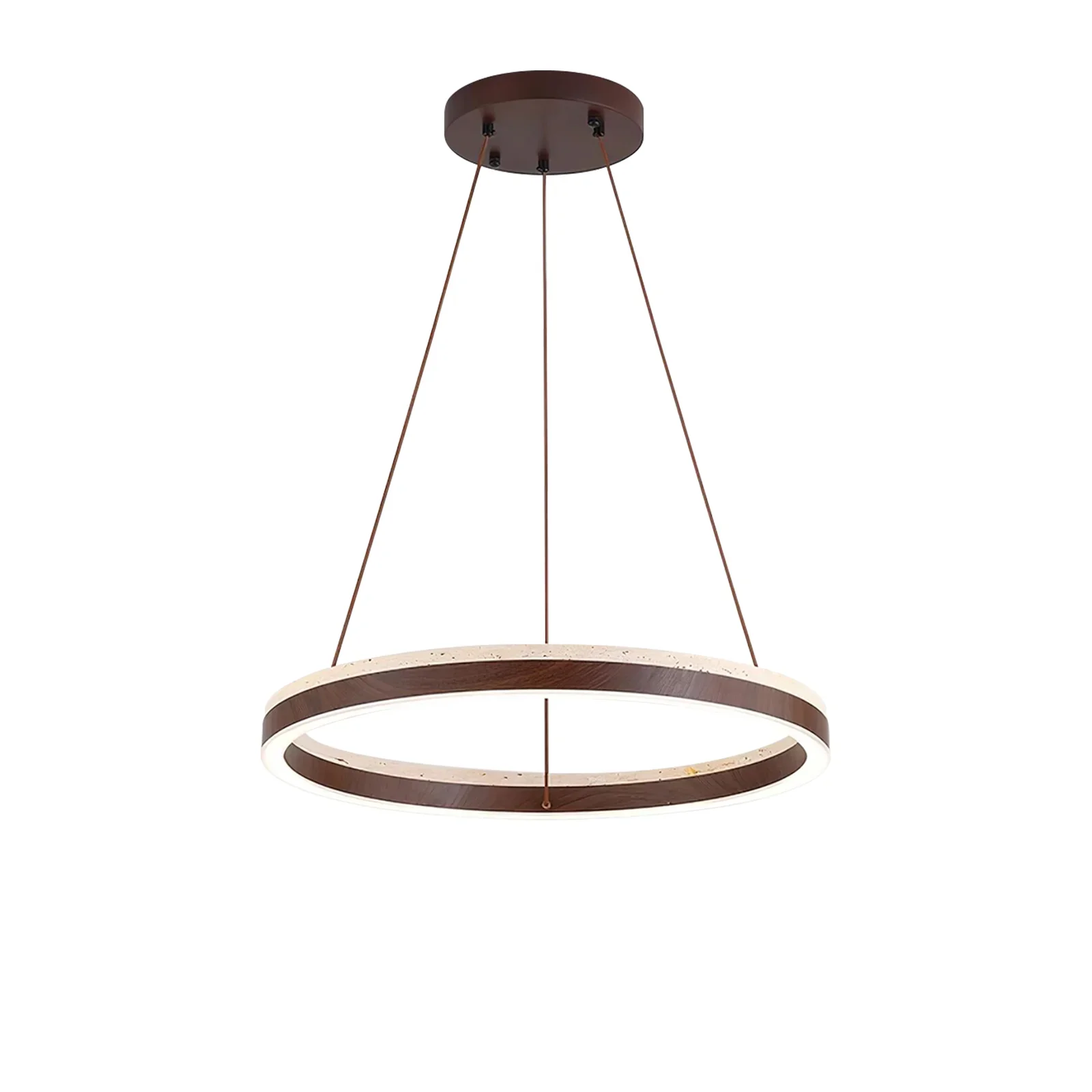 Travertine Solaro Round Chandelier