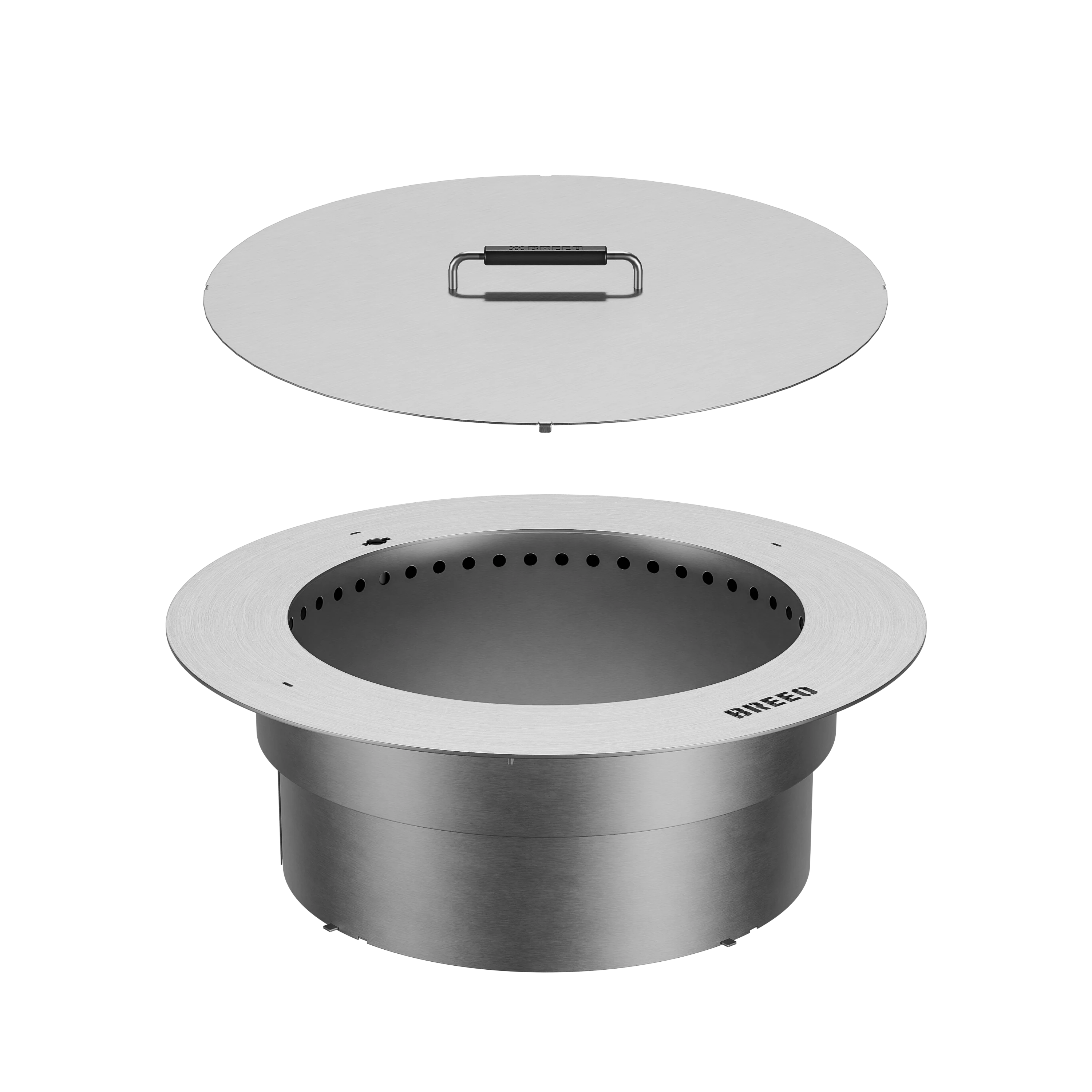 Zentro Stainless Steel Smokeless Fire Pit Insert (Second)