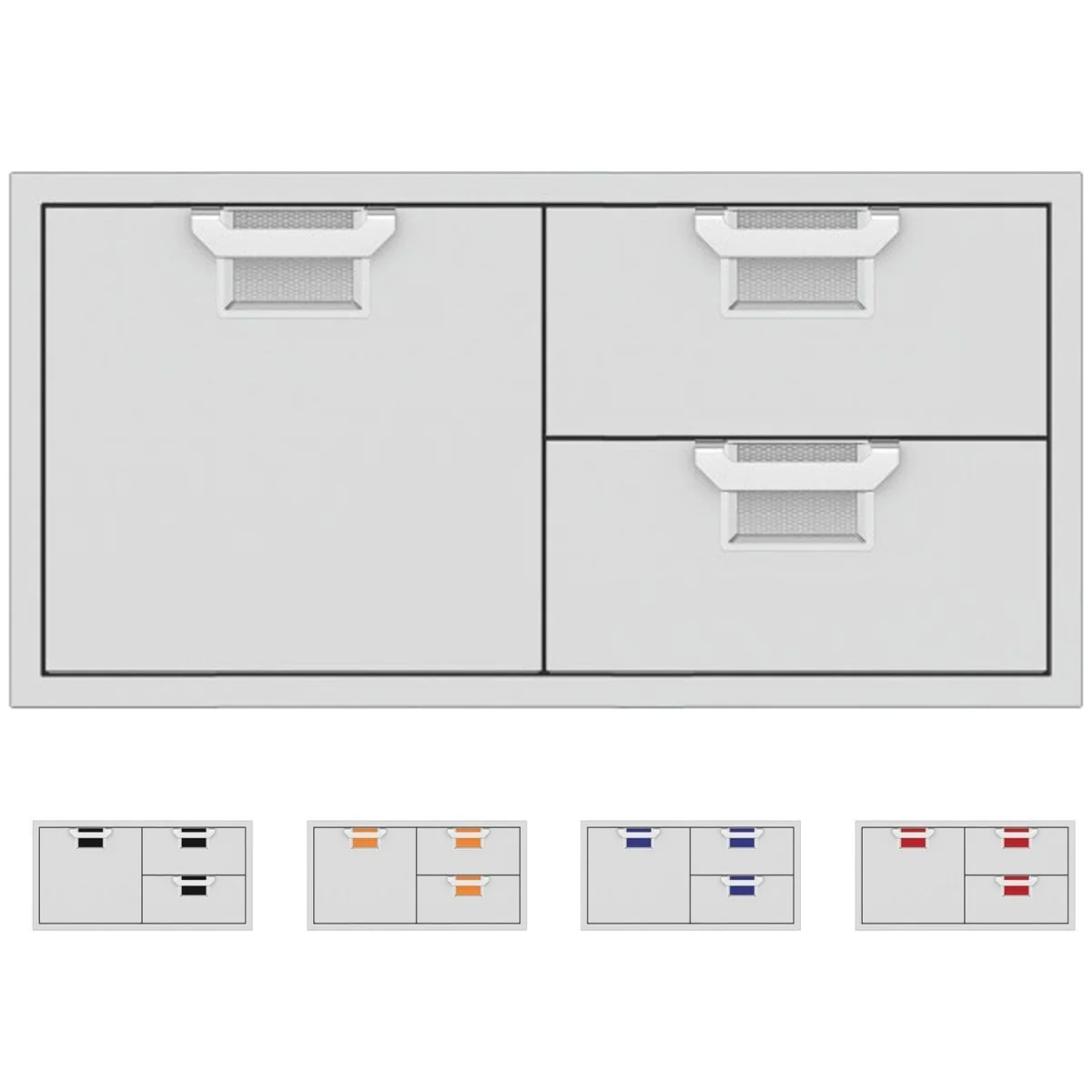 Aspire by Hestan Double Door & Drawer Combo 42