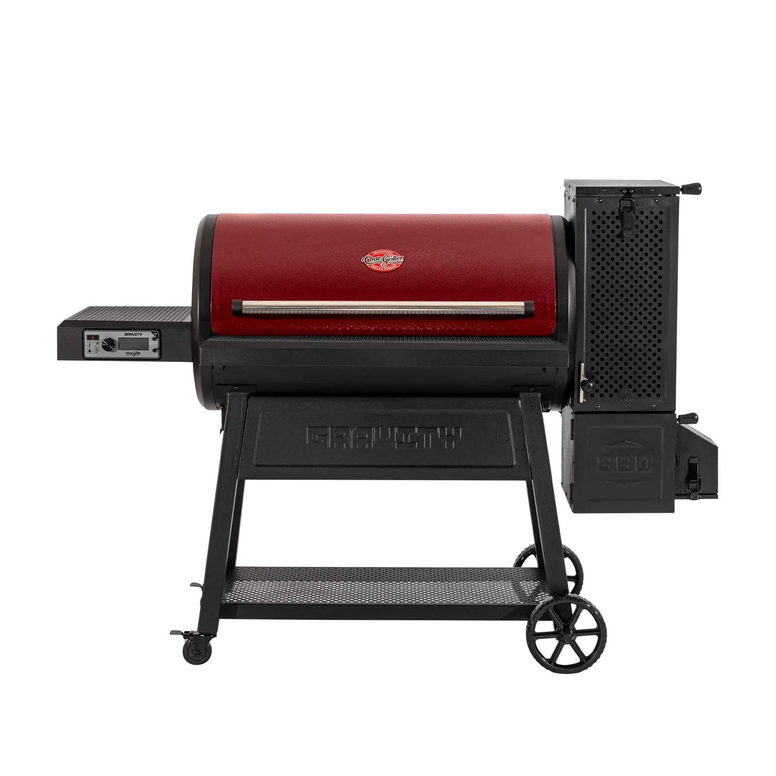 Gravity Fed 980 Charcoal Grill in Red