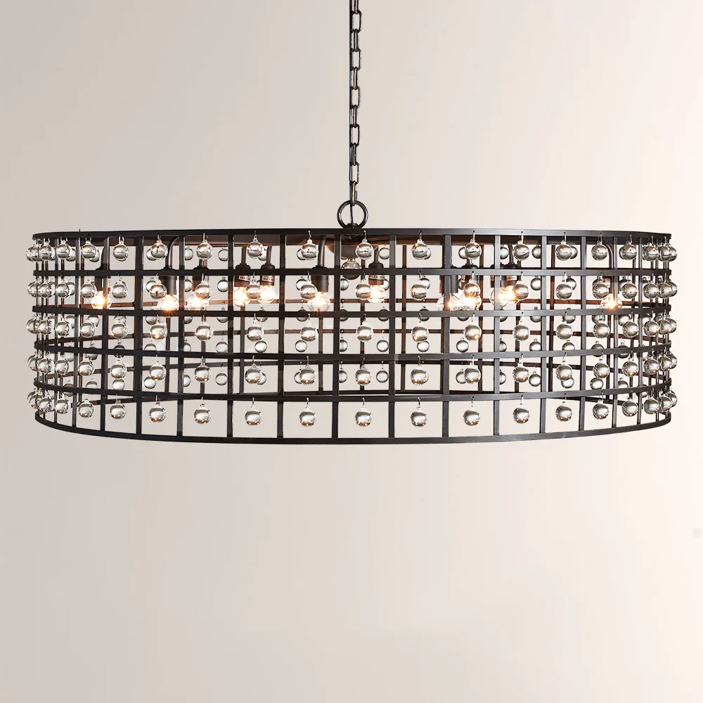 Lana Cage 12 Light Round Chandelier