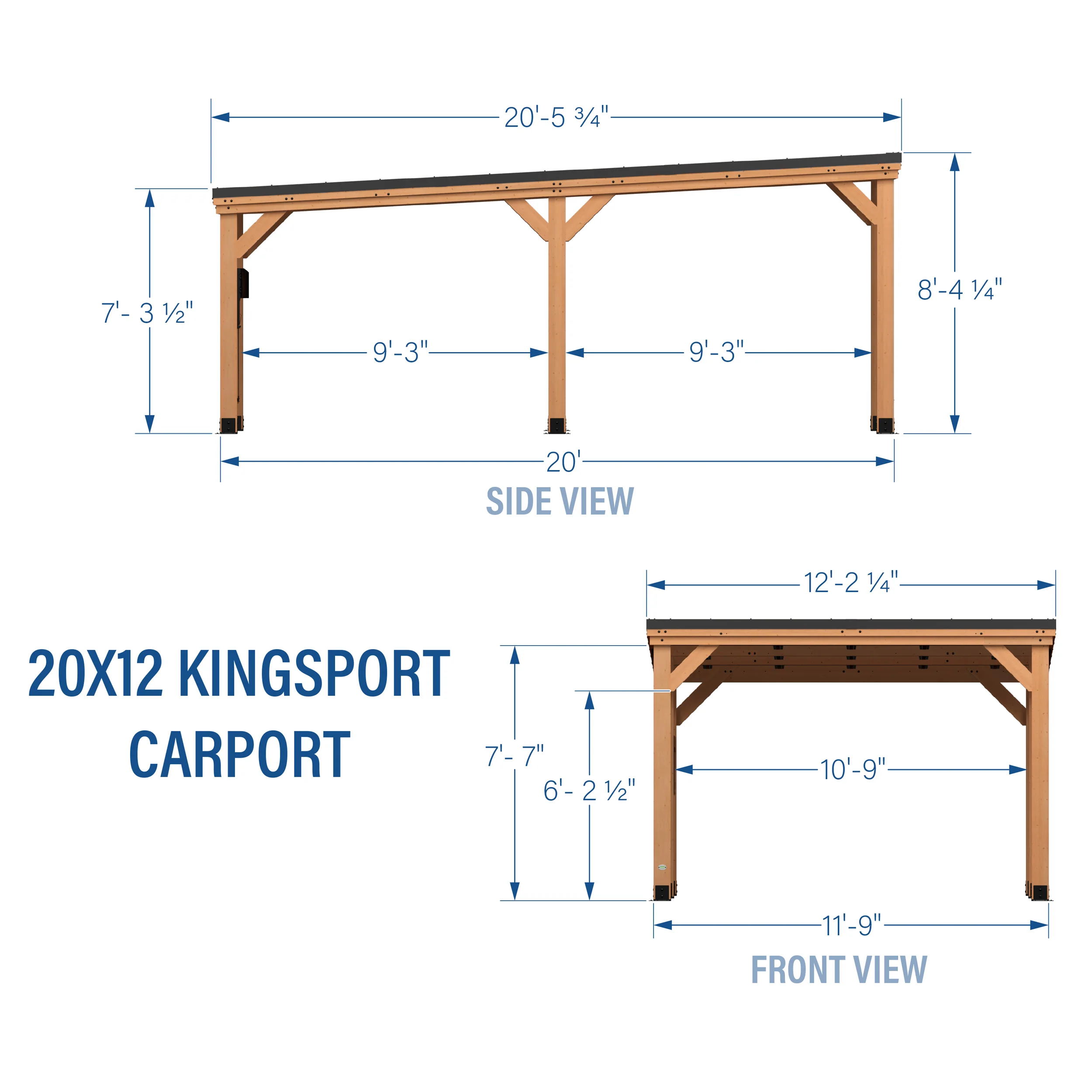 20x12 Kingsport Carport