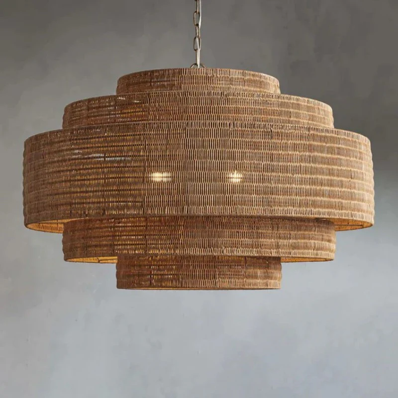 Pallue Rattan Chandelier