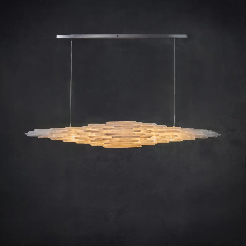 Shahida Selenite Chandelier