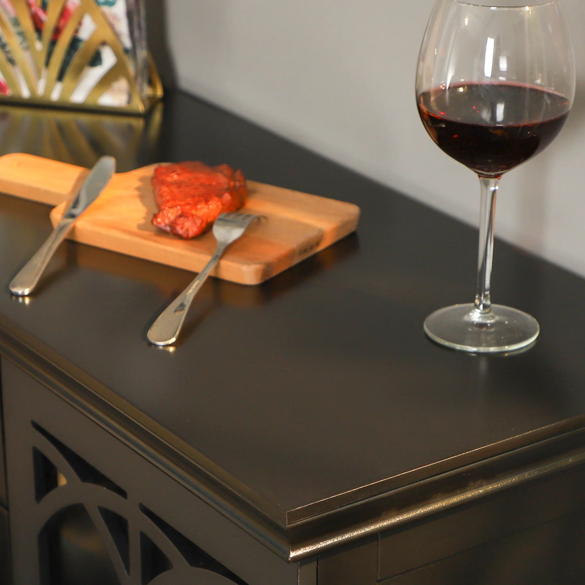 Tempering Glass Door Buffet & Sideboard -MFSTUDIO