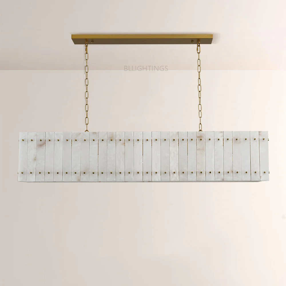 Mervin Alabaster Linear Chandelier 54