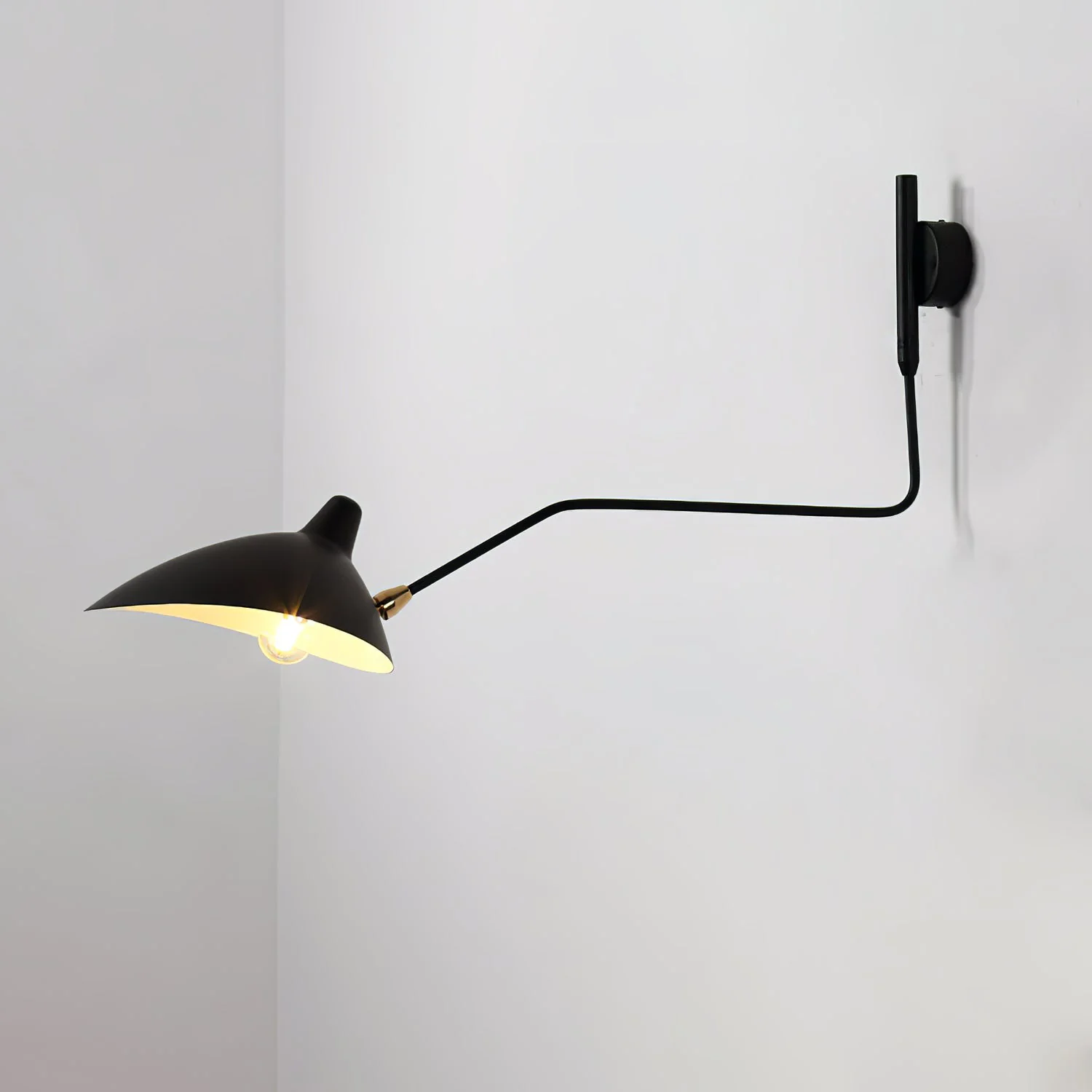 Rotating Serge Mouille Wall Sconce