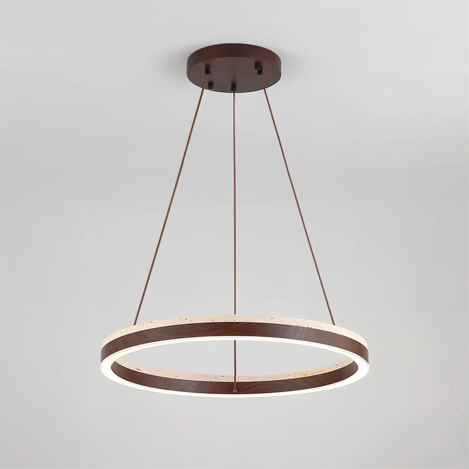 Travertine Solaro Round Chandelier