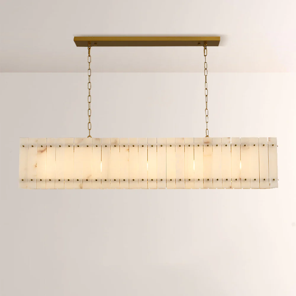 Mervin Alabaster Linear Chandelier 72