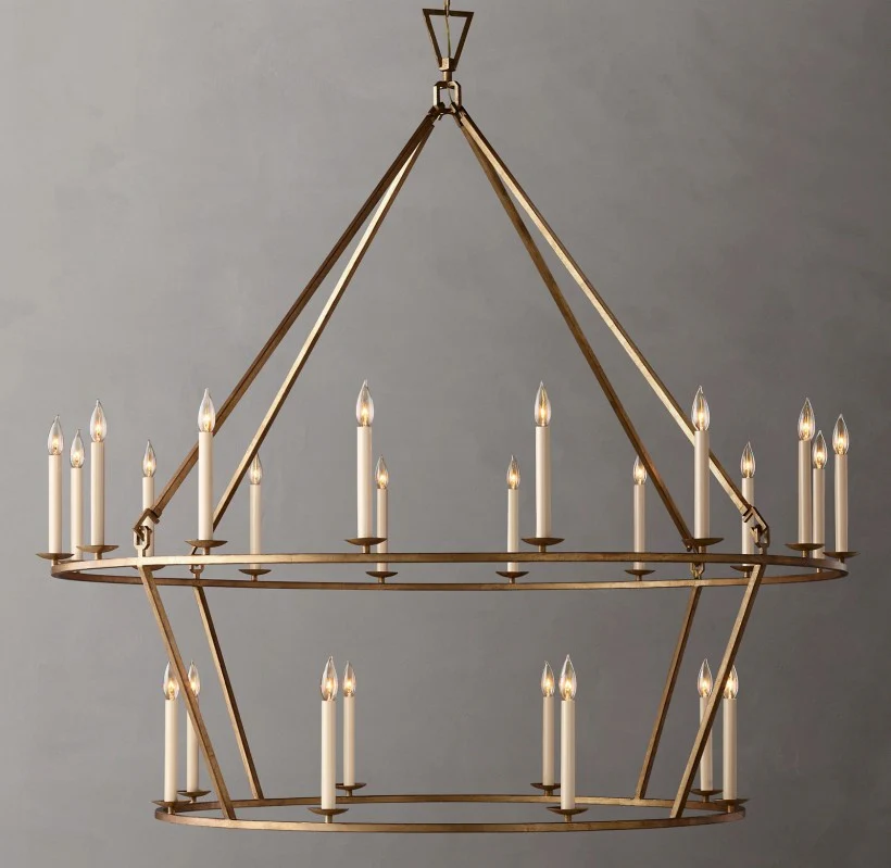 Marcus Openwork Two-Tier Round Chandelier 62