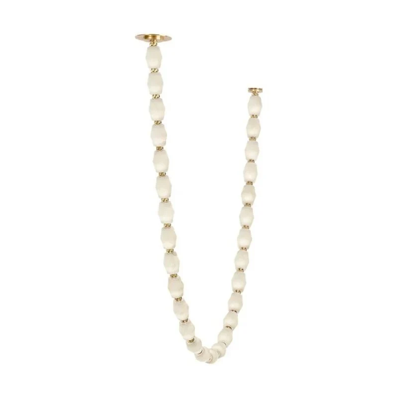 Dana Alabaster Pearl Necklace Chandelier