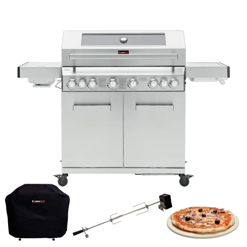 Platinum Yamara 6+2 Gas Barbecue (Exclusive Bundle)