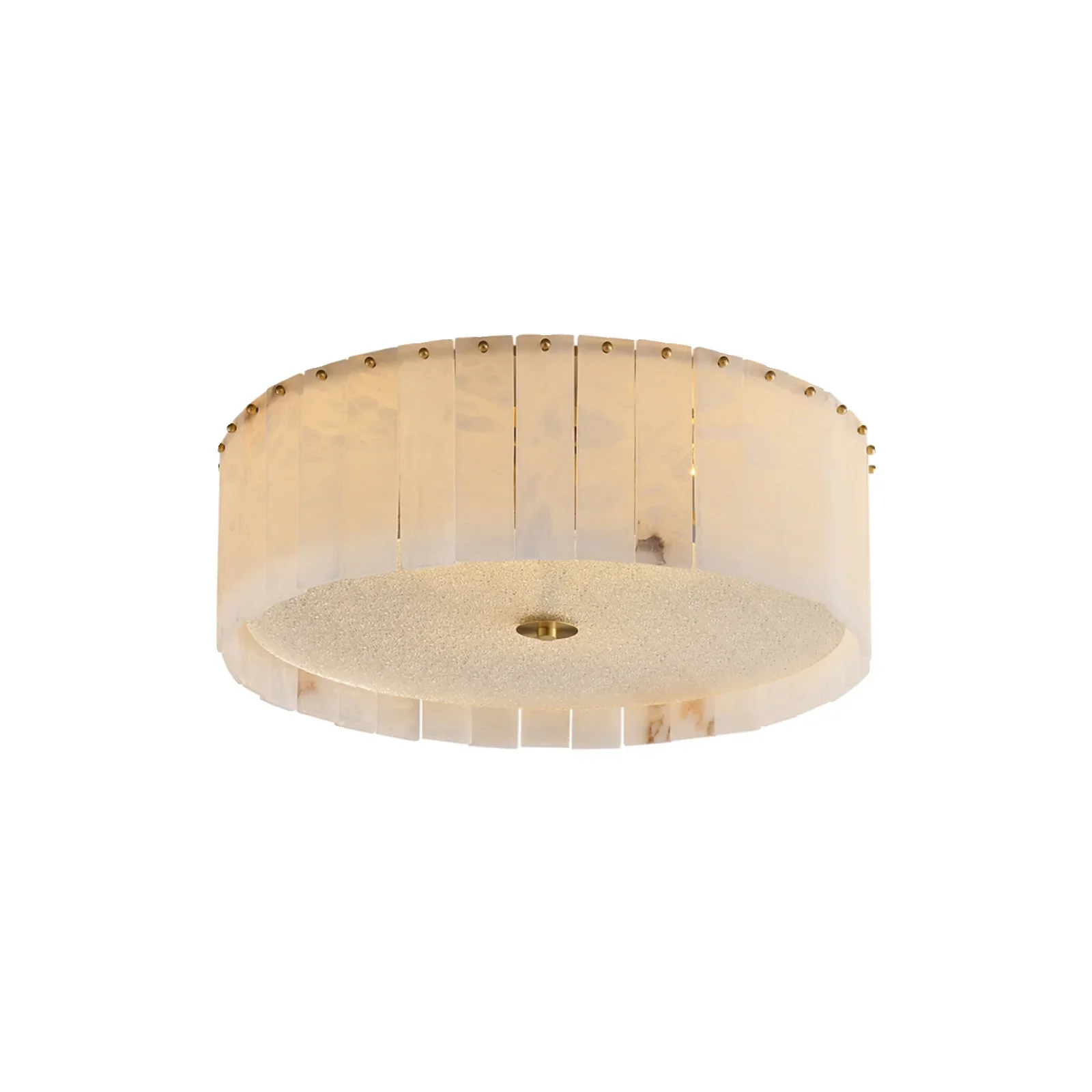 All copper alabaster ceiling lamp