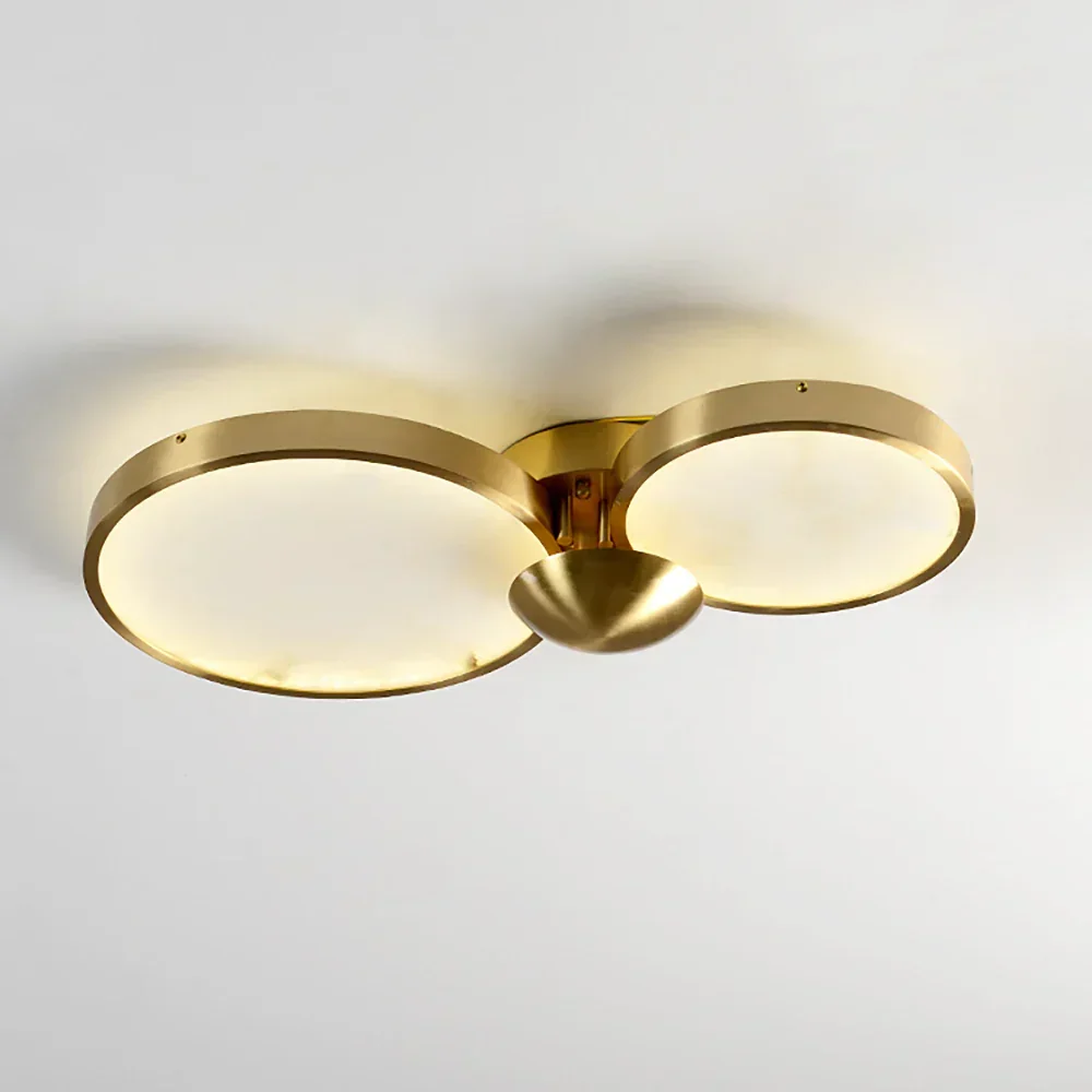Alabaster Modern Disc Ceiling Light
