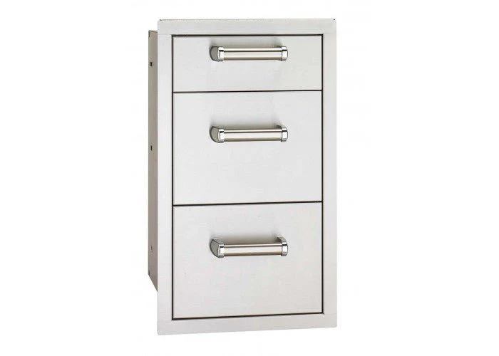 Fire Magic Flush Mounted Triple Storage Drawers