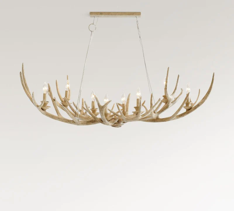 Natural Antler Linear Chandelier 53