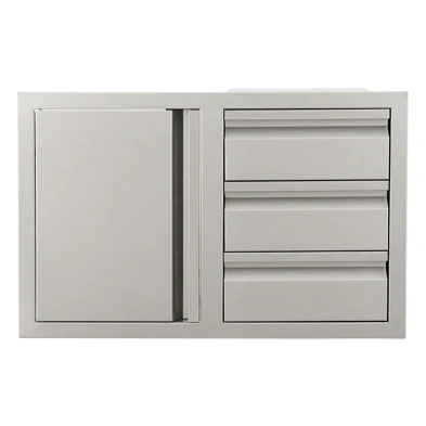 RCS Valiant Triple Drawer & Door Combo - Soft Close -Left/Right Swing VDC2SC(L/R)
