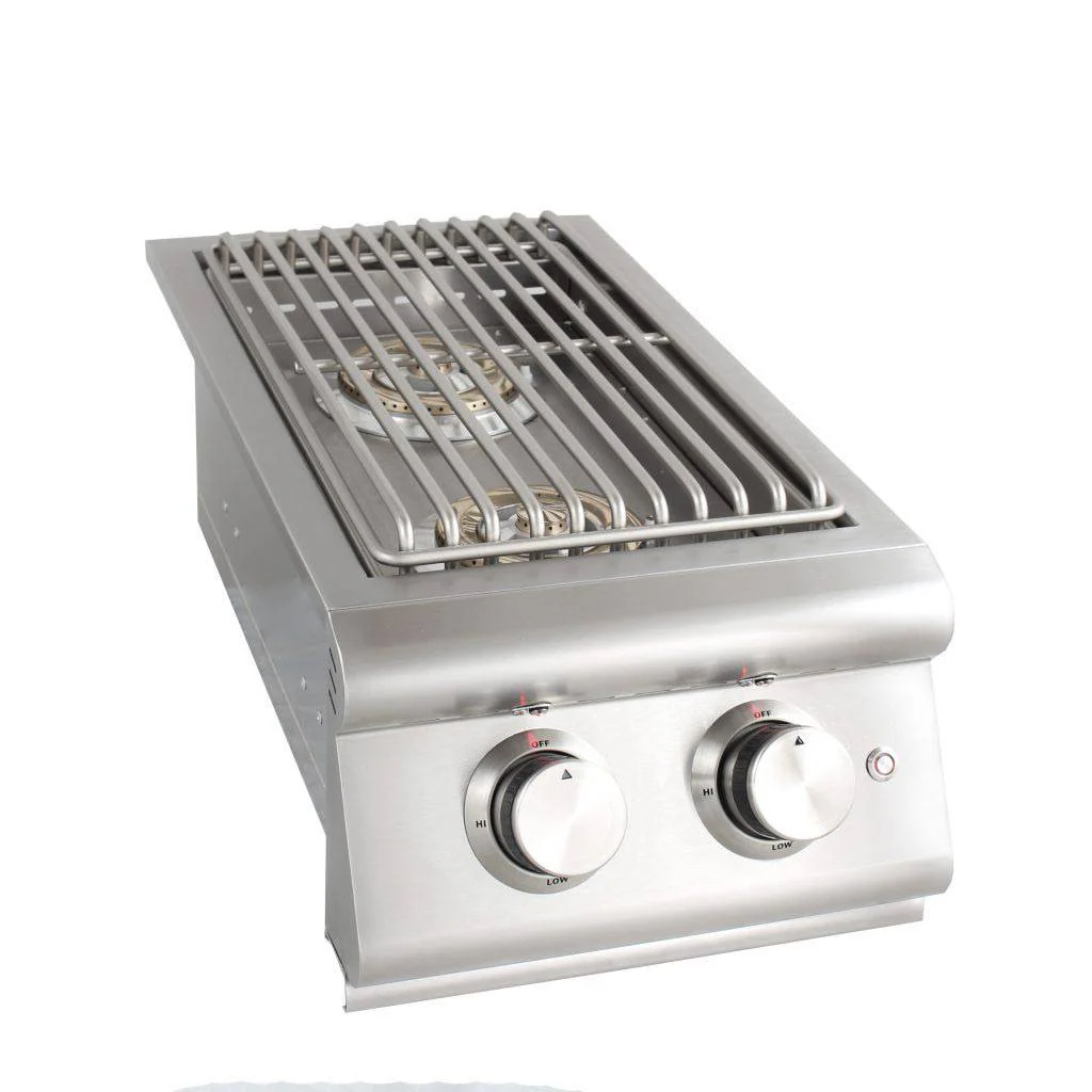 Blaze Built-in Premium LTE Double Side Burner with Lights BLZ-SB2LTE