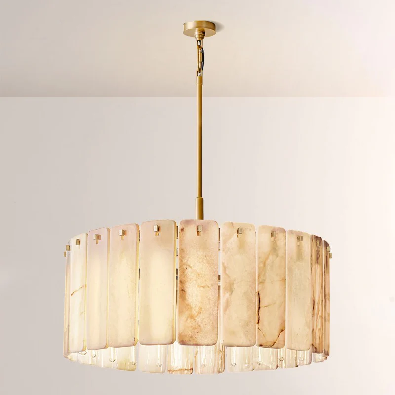 Calama Alabaster Round Chandelier 36