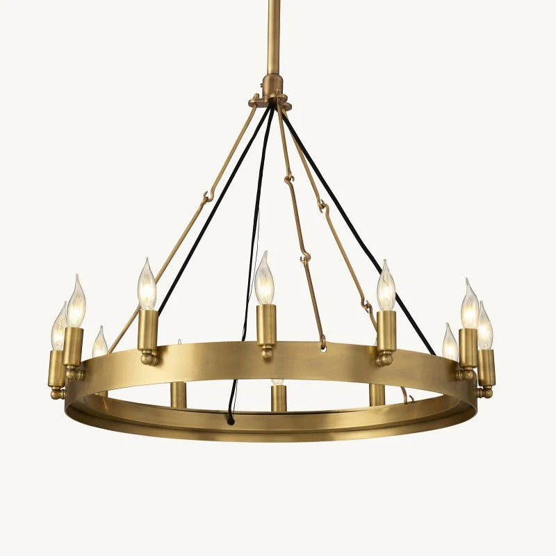 Lalania Vintage Filament Round Chandelier 26