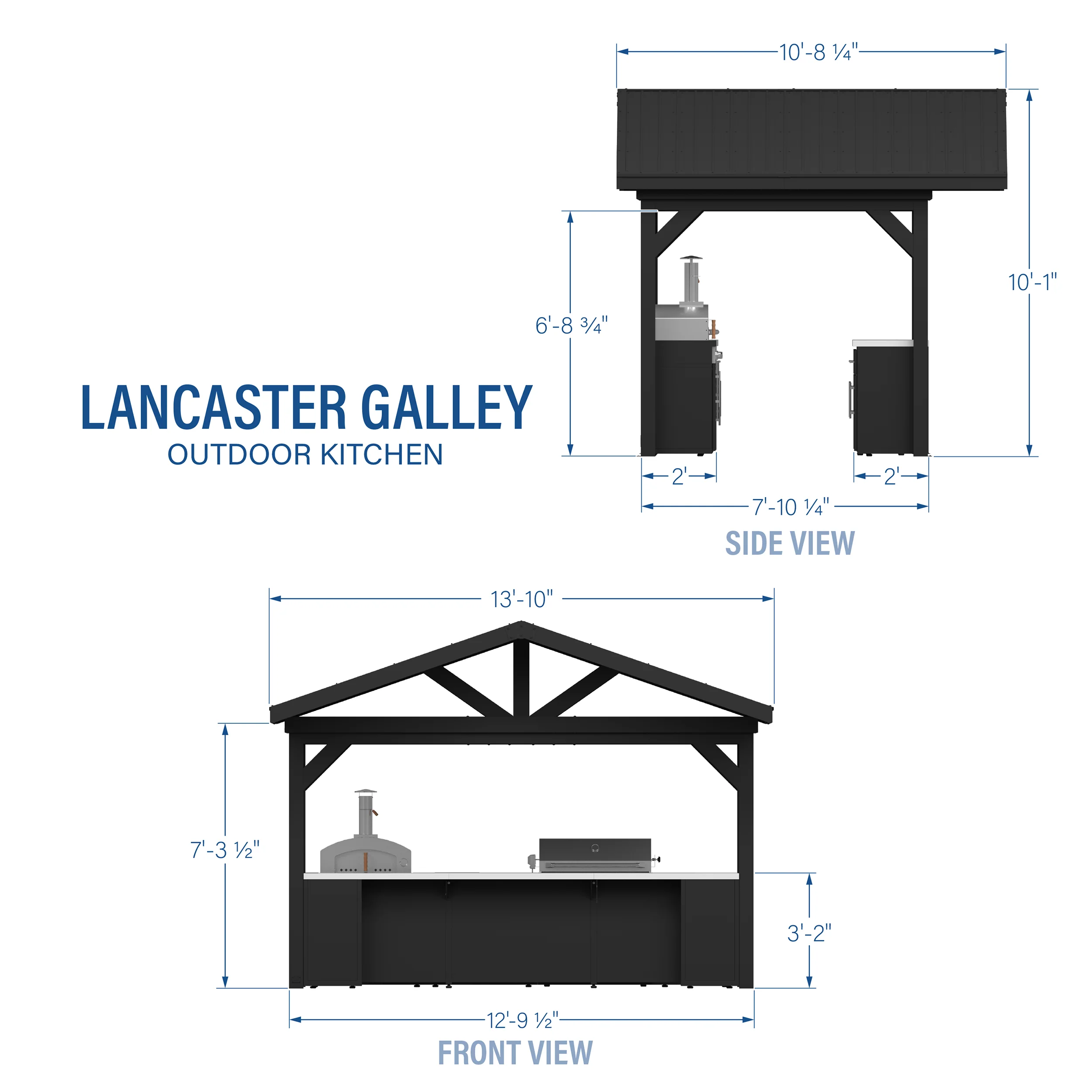 Lancaster Galley Outdoor Kitchen