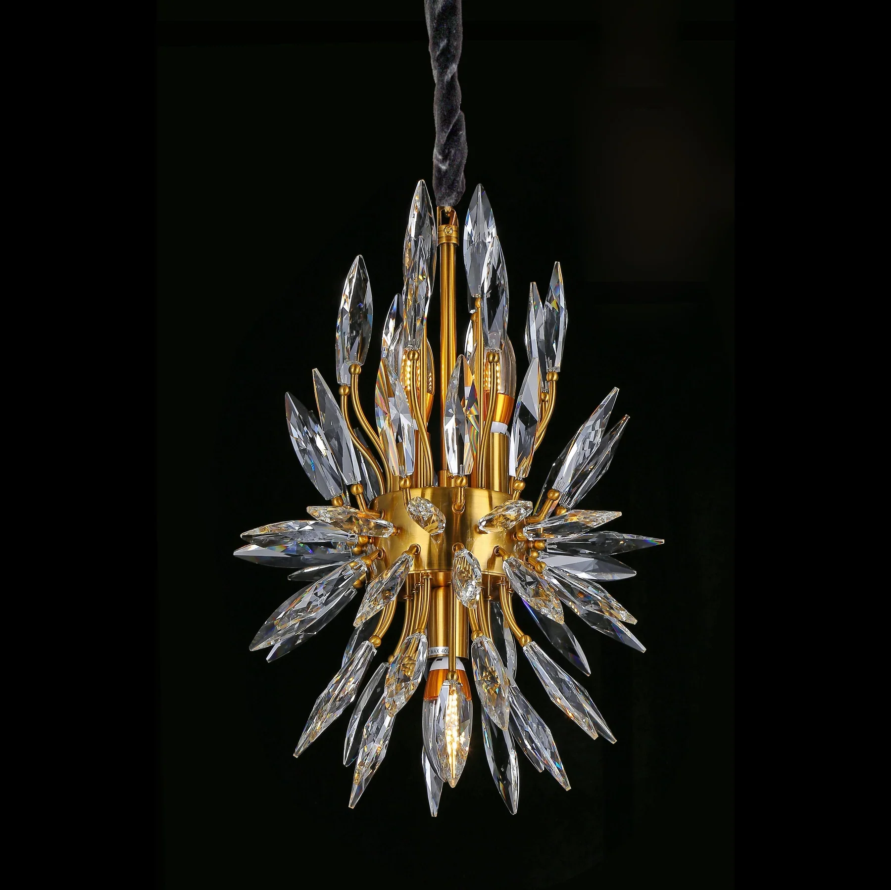 Levi Starburst Crystal Sputnik Chandelier