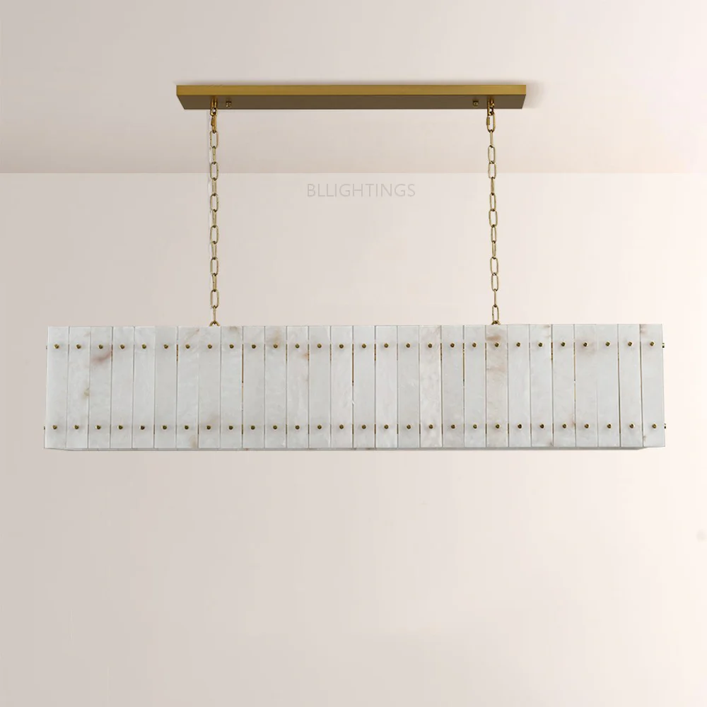 Mervin Alabaster Linear Chandelier 72