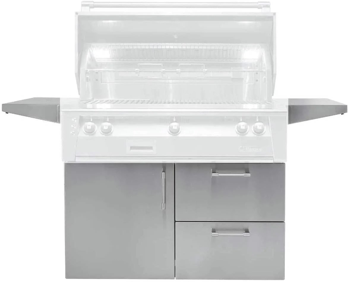 Alfresco Deluxe Stainless Steel Cart for 42