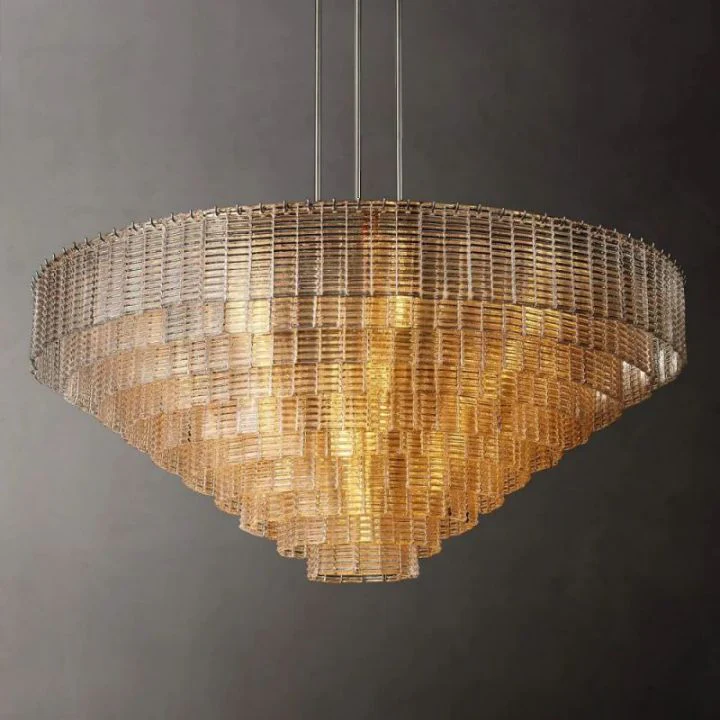Shakiesha Clear Round Chandelier 65