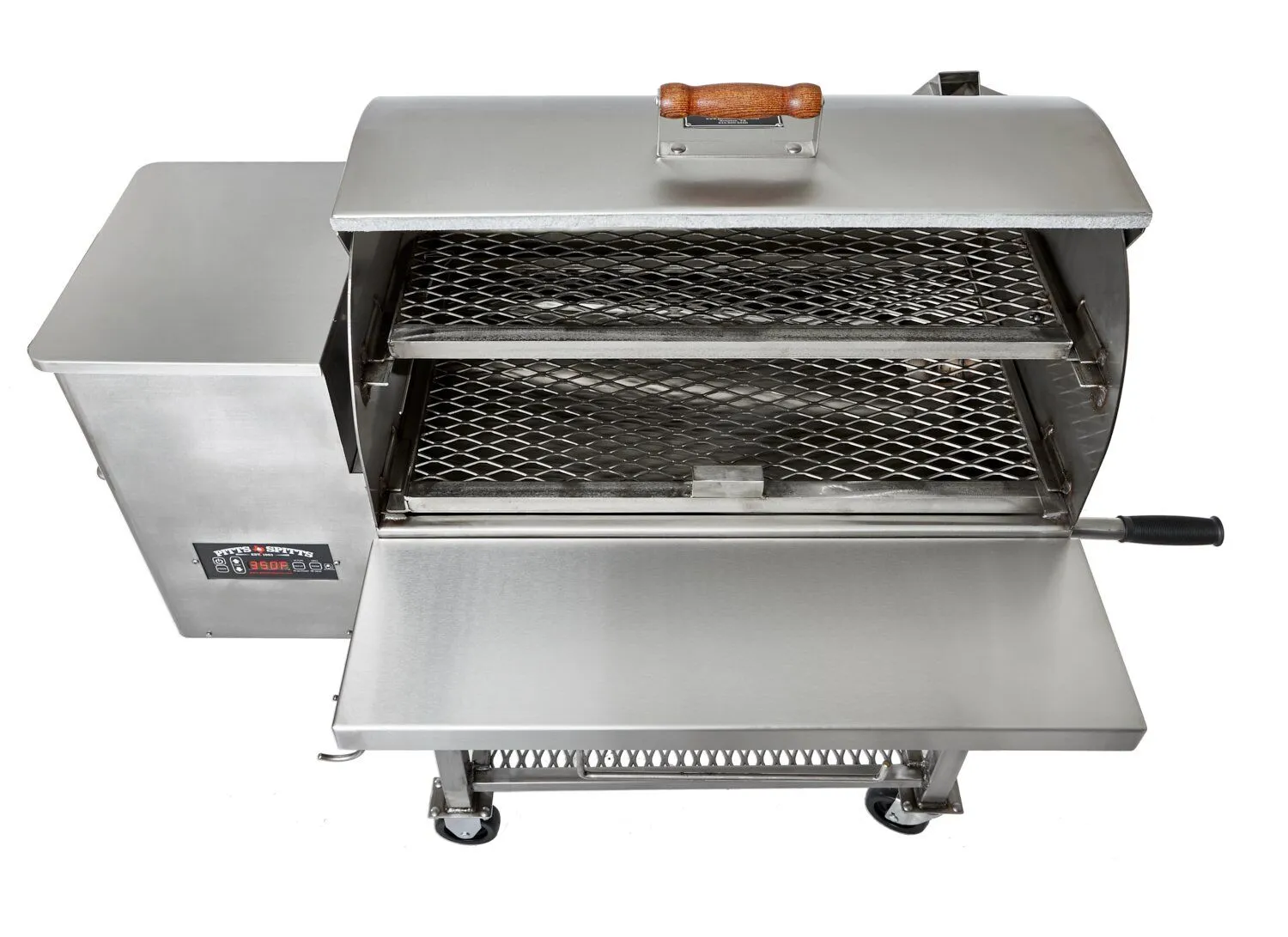 Pitts & Spitts Maverick 850 Stainless Steel Wood Pellet Grill w/ 8