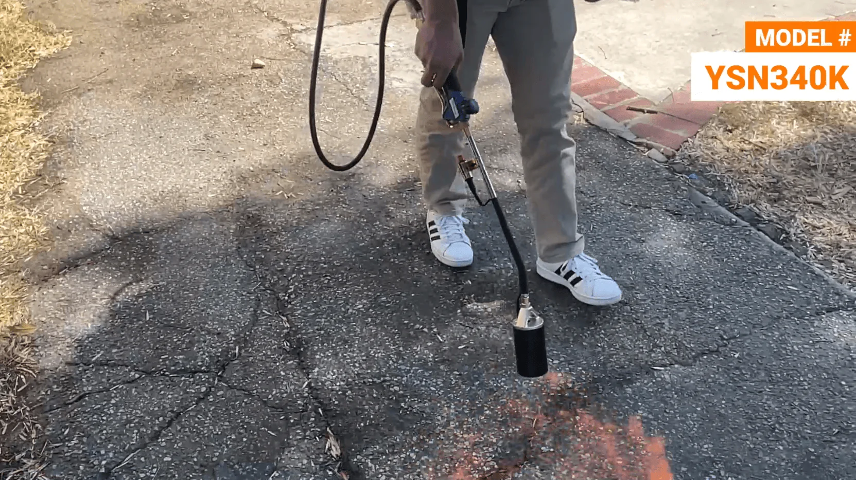 Flame King Bundle 10lb Propane Tank + 340,000 BTU Weed Burner Torch + Propane Backpack