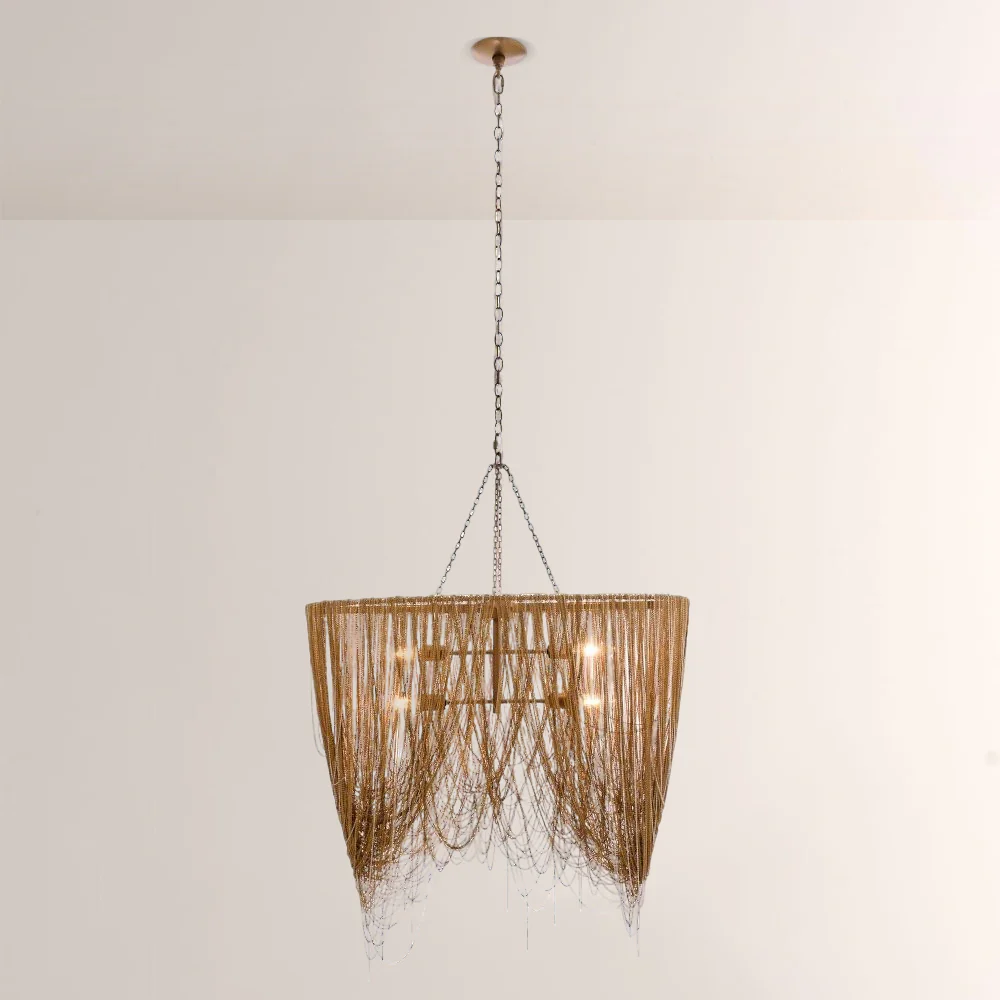 Lindsay Oval Chains Chandelier