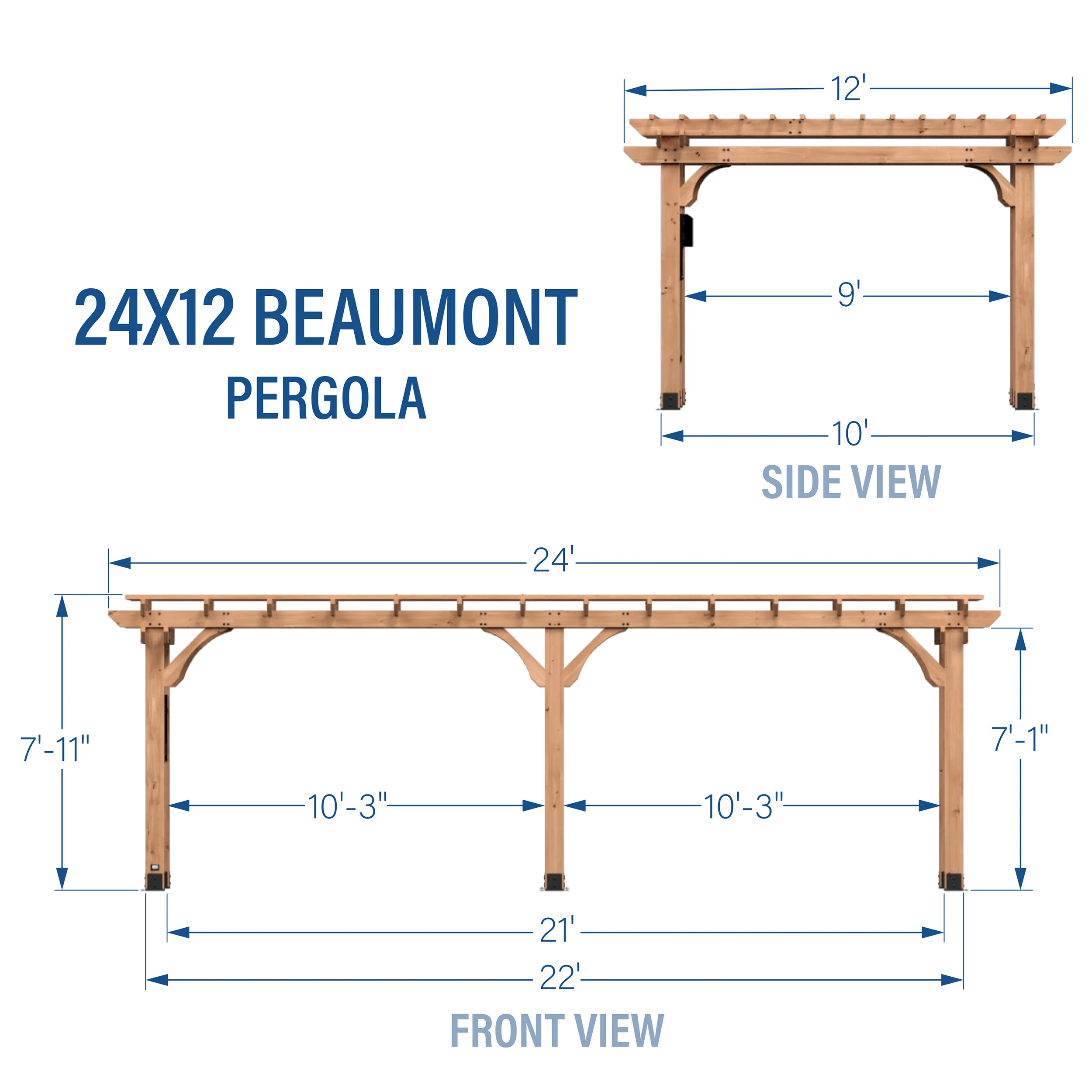 24x12 Beaumont Pergola