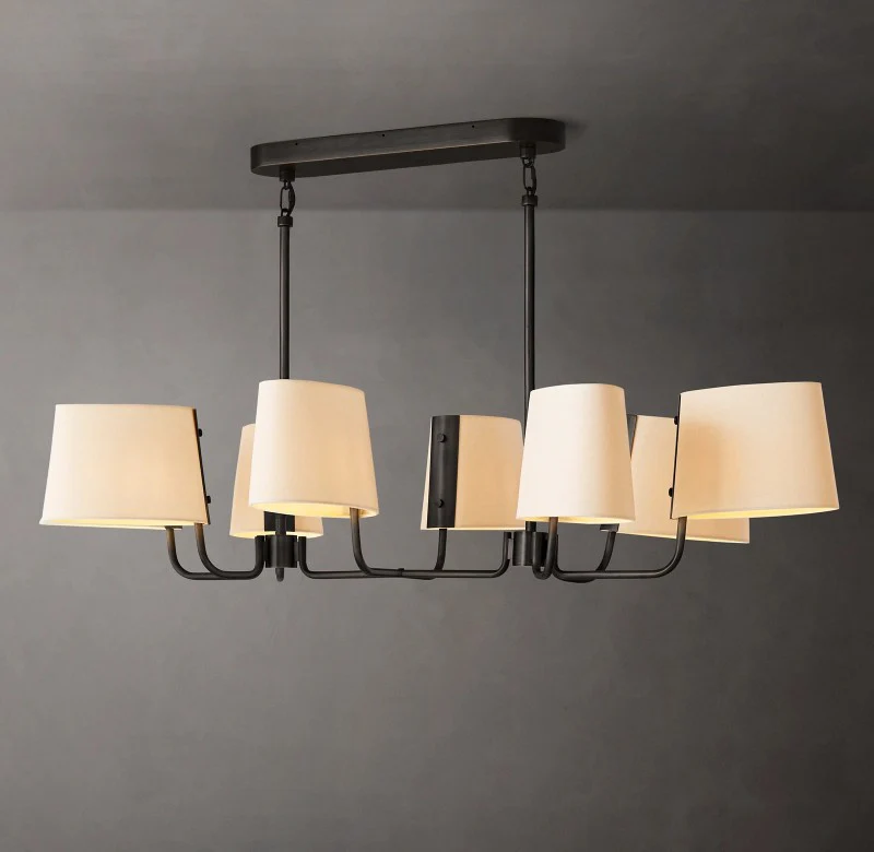 Marina Linear Fabric Chandelier 54