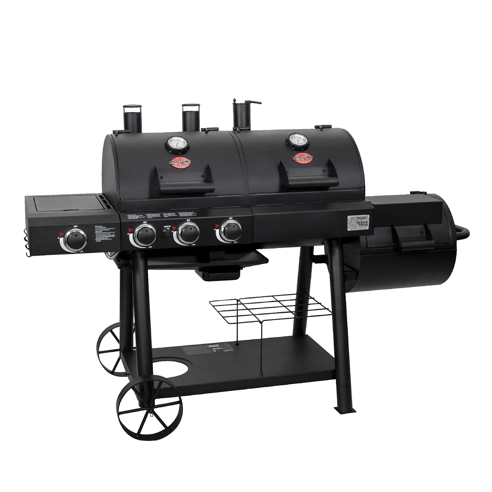 Texas Trio? Gas & Charcoal Grill