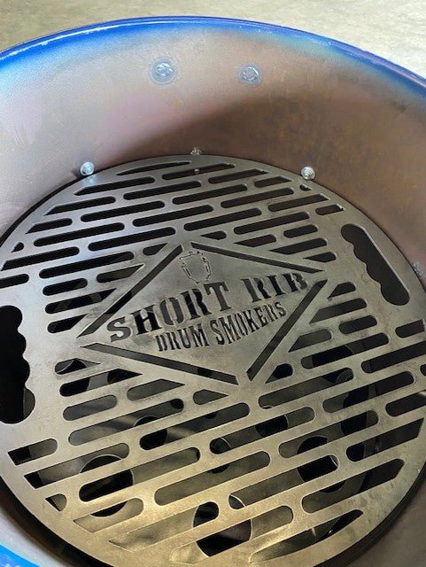Short Rib Drum Smokers Charcoal and Black