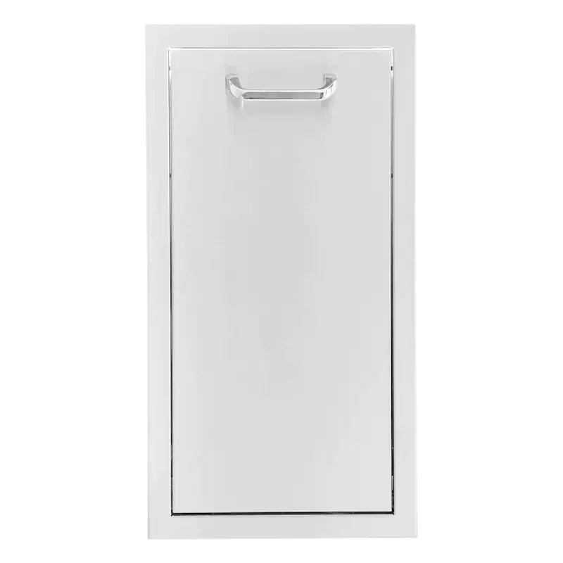 PCM 260 Series 13-Inch Narrow Rollout Trash Bin BBQ-260-TRNW-DRW