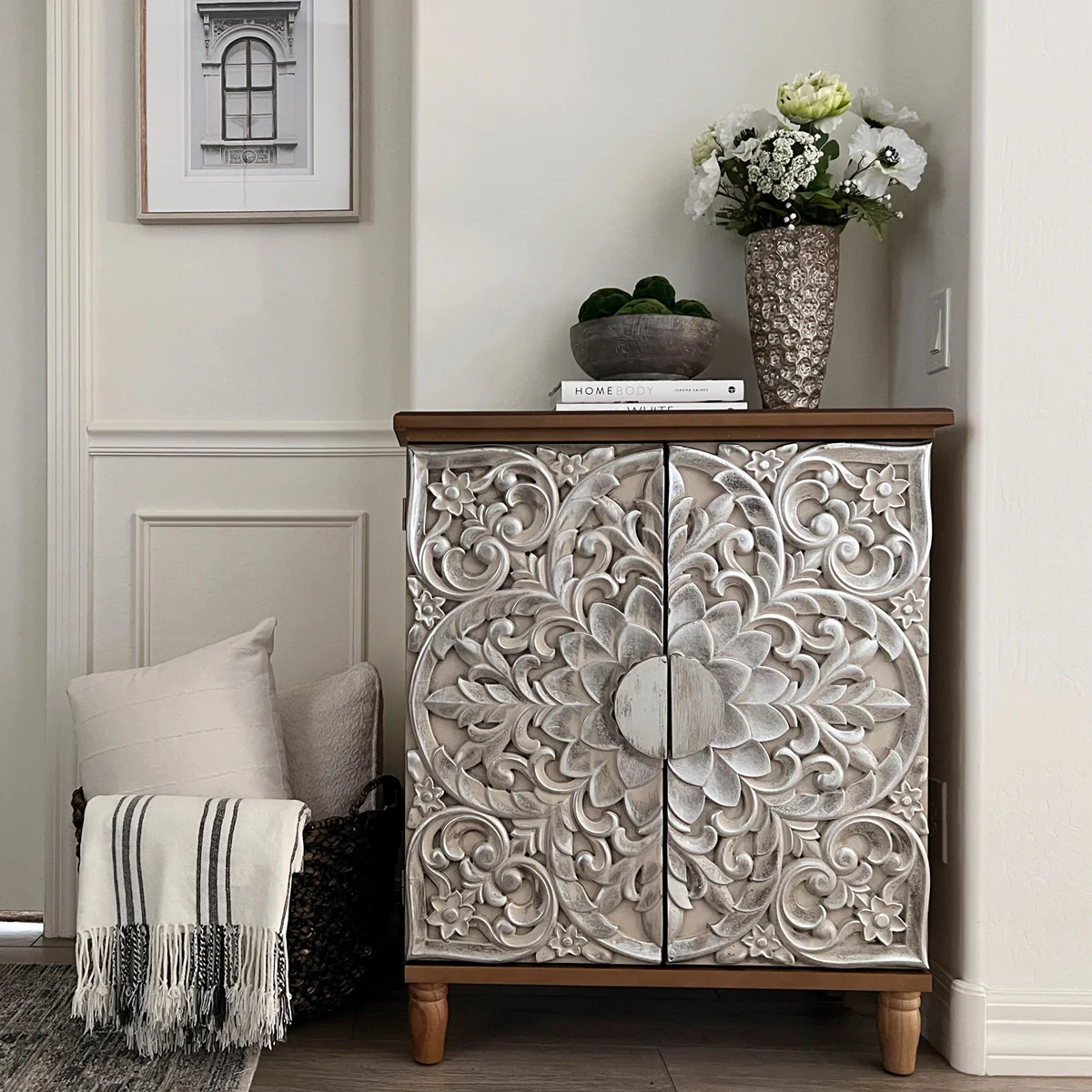 Vintage & Luxury Accent Storage Cabinet-MFSTUDIO