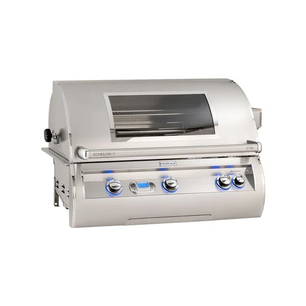 Fire Magic Echelon E790i Built-in Gas Grill, Analog Therm. W/ Window