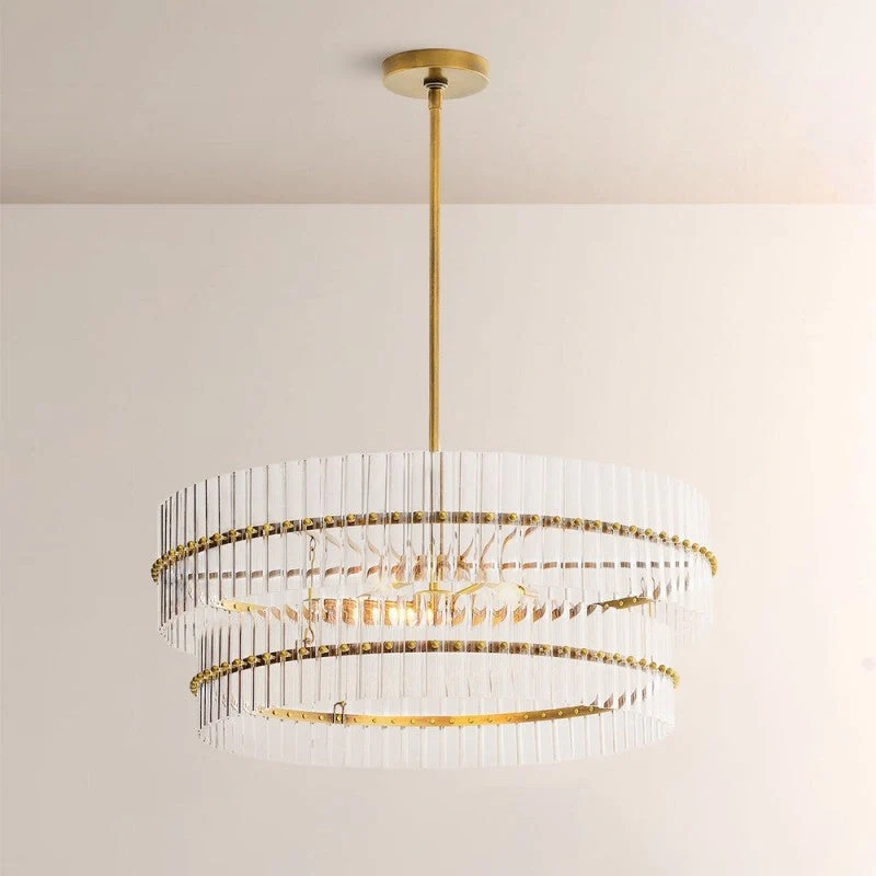 Monica Crystal Round Chandelier