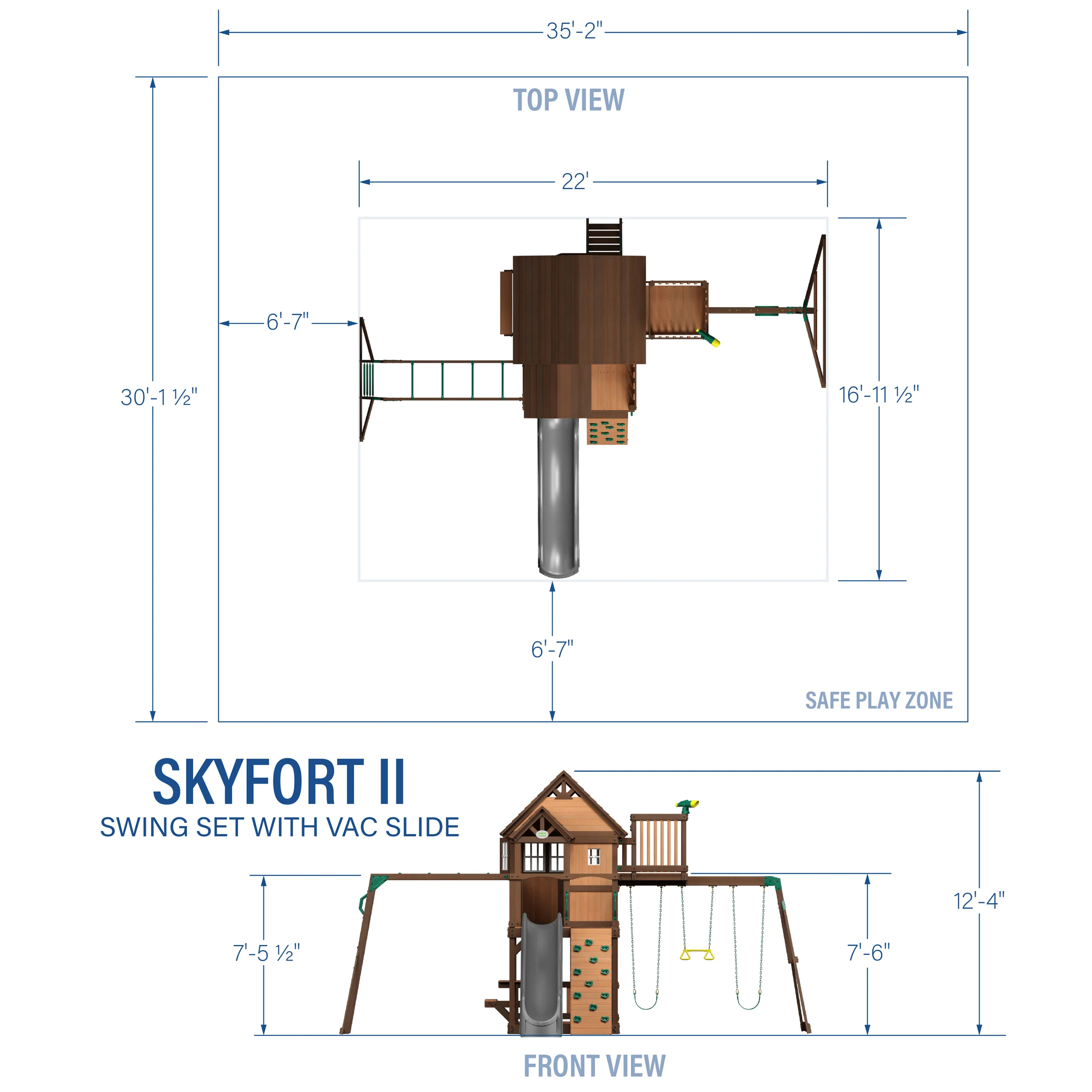 Skyfort II with Wave Slide