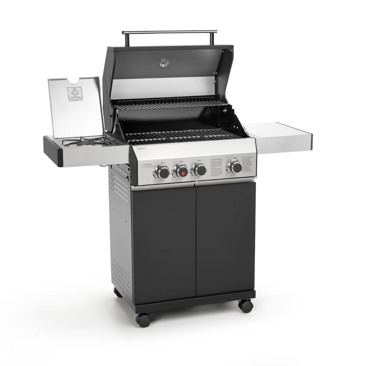 Premium Black 3+1 Gas Barbecue