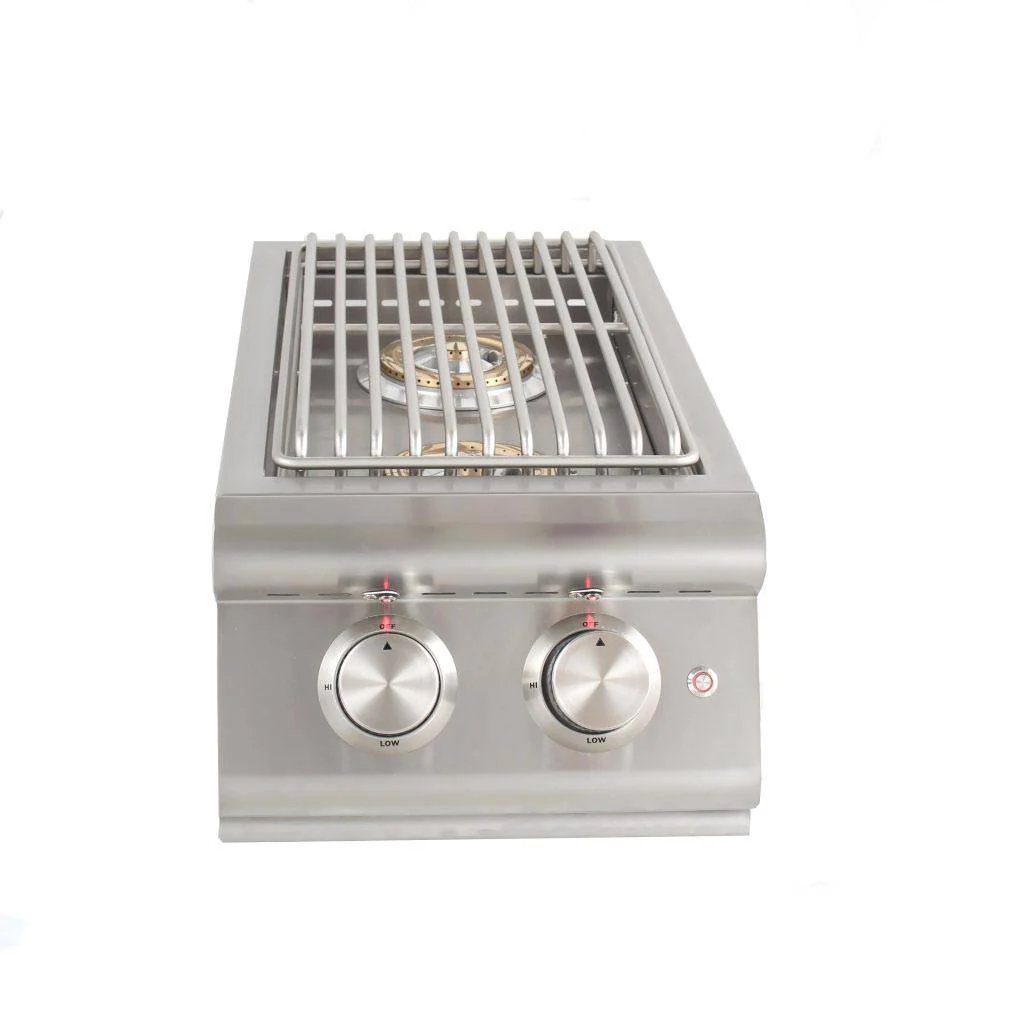 Blaze Built-in Premium LTE Double Side Burner with Lights BLZ-SB2LTE