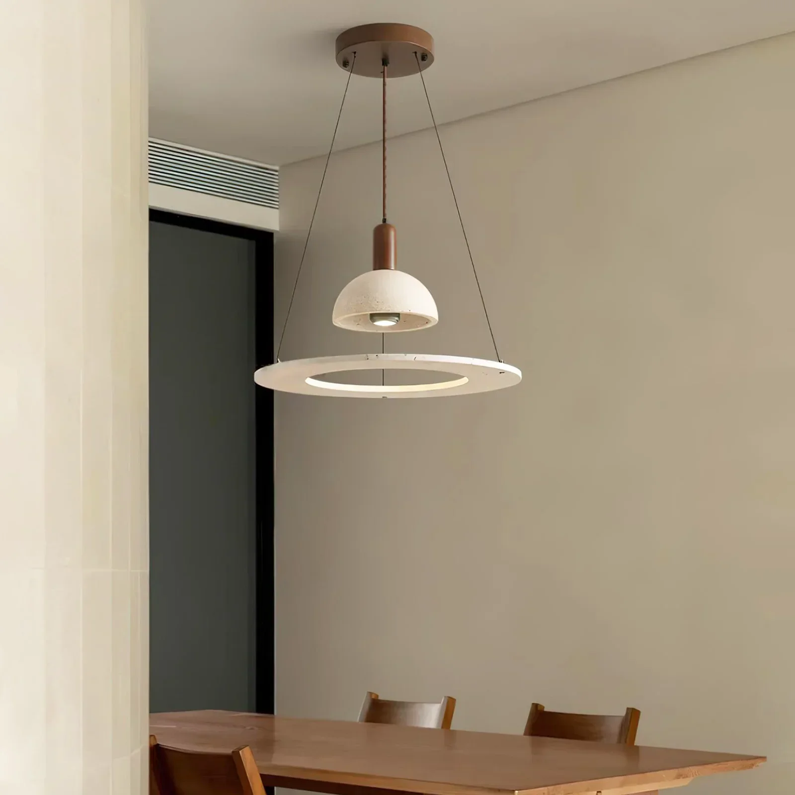 Travertine Vistara Geometric Pendant Lamp