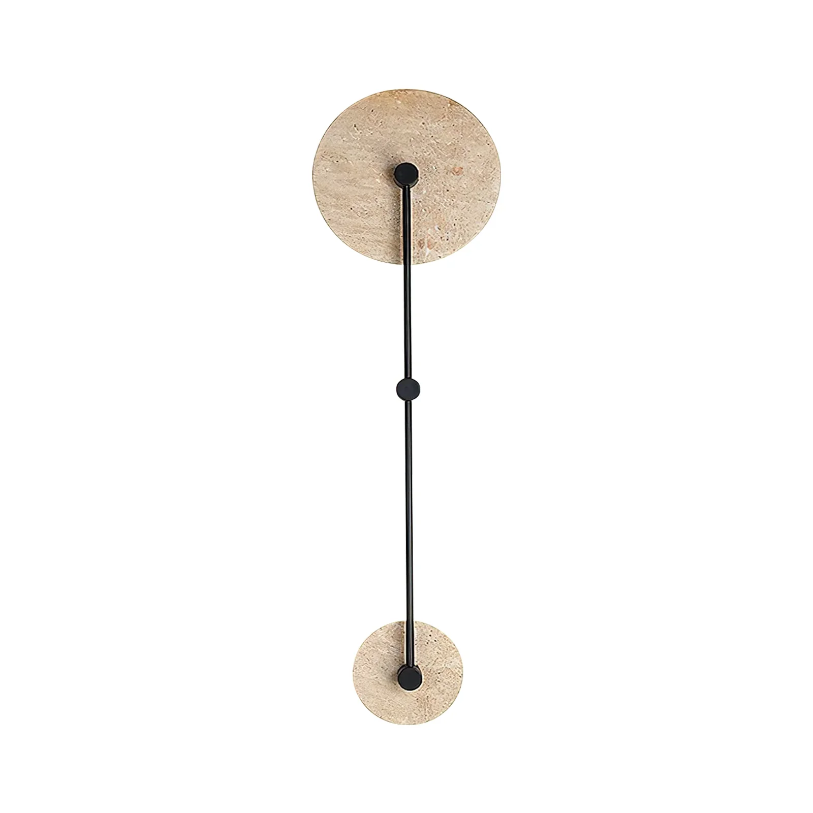 Round Mito Travertine Wall Lamp