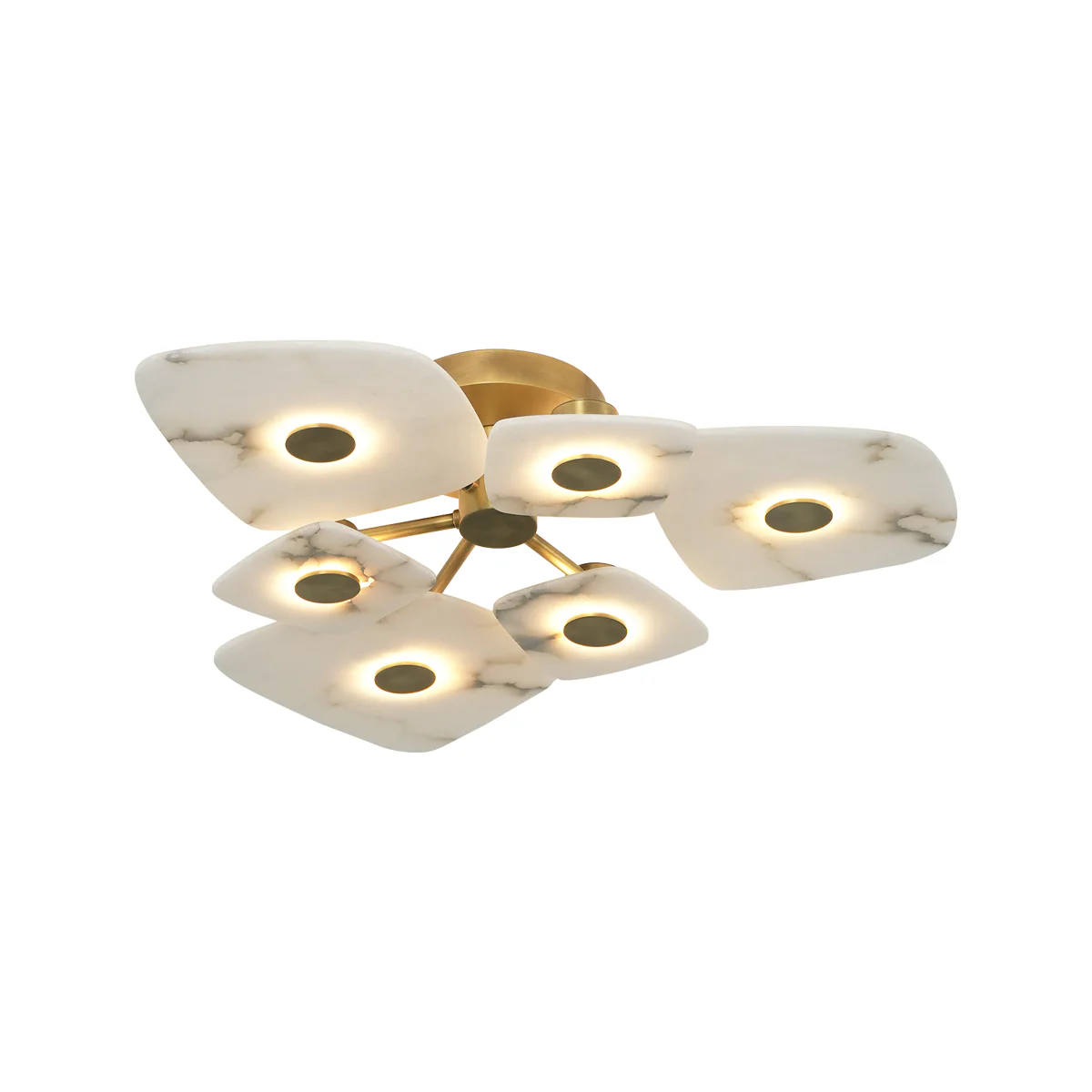 Alabaster Holmdel Ceiling Lamp